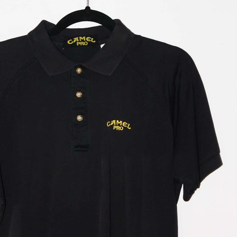 80s Vintage Camel Pro Superbike Polo Tee Size Medium *RARE*